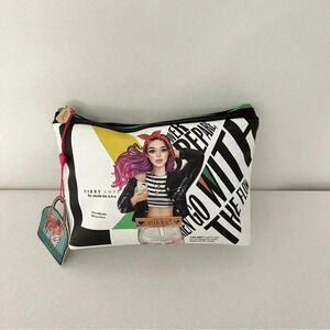 Nikky By Nicole Lee Cosmetic Pouch Bag College Girl